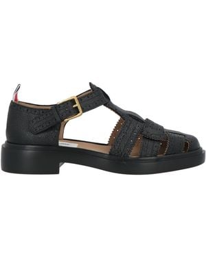 Thom Browne Sandals Leather - Black