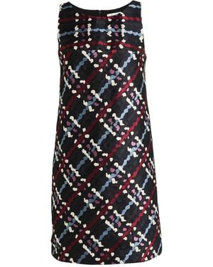 Paule Ka Midnight Mini Dress Polyester, Triacetate - Black