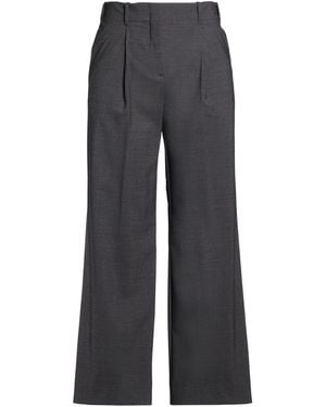 P.A.R.O.S.H. P.A.R.O..H. Taupe Trousers Wool, Elastane - Grey