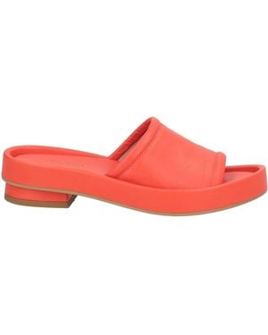 Alysi Accessoreria Sandals Leather - Red