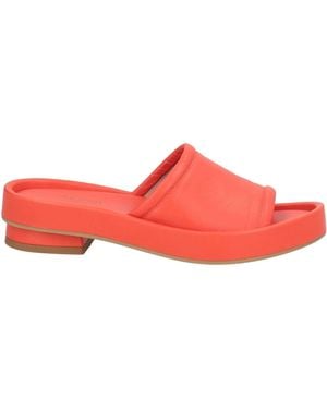 Alysi Accessoreria Sandals Leather - Red