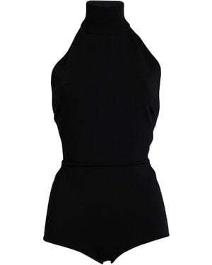 Max Mara Bodysuit Viscose, Polyester, Polyamide, Elastane - Black