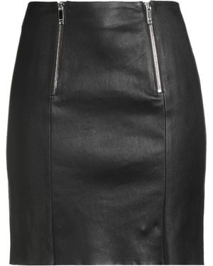 Jitrois Mini Skirt Lambskin - Black