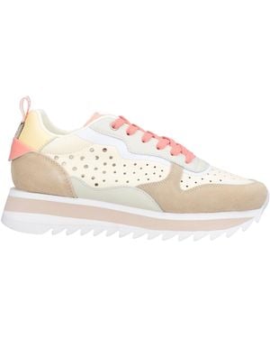 Apepazza Sport Cream Trainers Leather - Pink