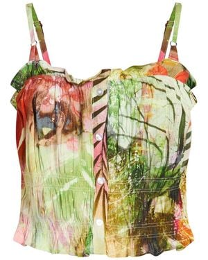 Guess Top Ecovero Viscose - Yellow