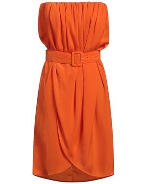 Pinko Midi Dress Polyester - Orange