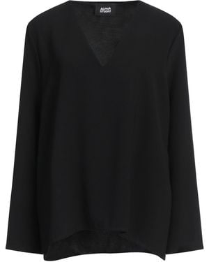 Alpha Studio Top Polyester, Elastane - Black