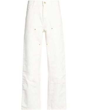 Carhartt Trousers Organic Cotton - White