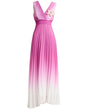 CAMILLA Maxi Dress Polyester, Elastane - Pink