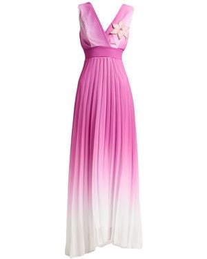 CAMILLA Maxi Dress Polyester, Elastane - Pink