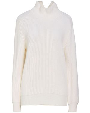 Dondup Turtleneck Wool, Cashmere - White