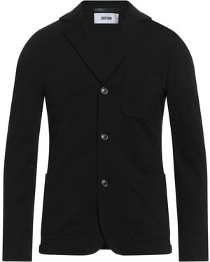 Grifoni Blazer Viscose, Polyamide, Elastane - Black