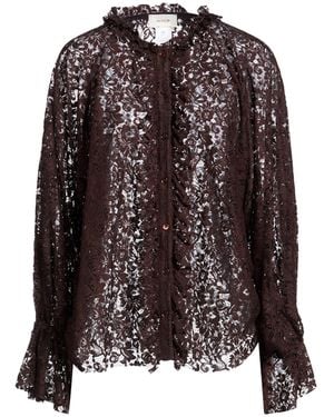 ViCOLO Shirt Viscose, Nylon - Brown