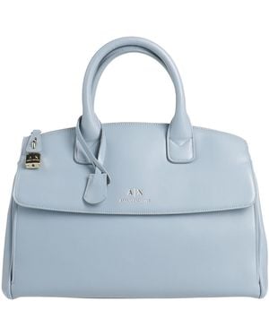 ARMANI EXCHANGE Handbag Polyester, Polyurethane - Blue