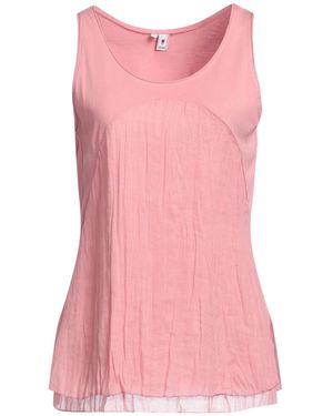 European Culture Tank Top - Pink