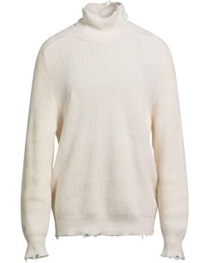 Grifoni Rollkragenpullover - Weiß