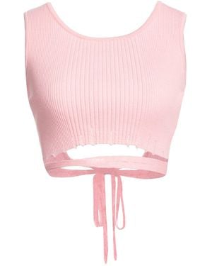 A PAPER KID Top Viscose, Polyester - Pink