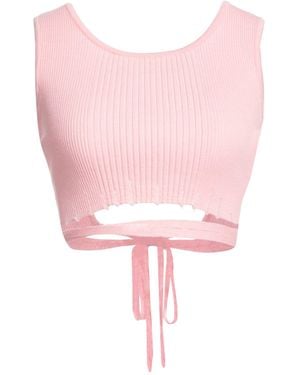 A PAPER KID Top Viscose, Polyester - Pink