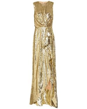Elisabetta Franchi Maxi Dresses - Metallic