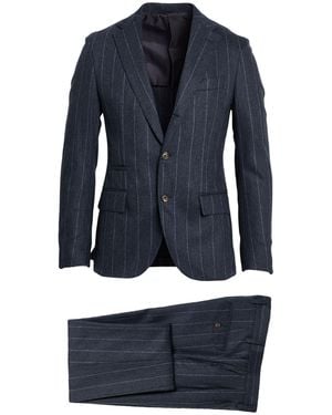 Eleventy Suit Wool, Cashmere, Elastane - Blue