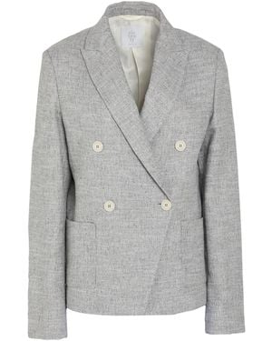 Eleventy Blazer Cotton, Viscose, Linen, Metal, Polyamide - Gray