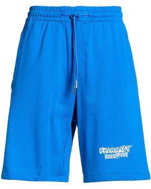 Pharmacy Industry Azure Shorts & Bermuda Shorts Cotton - Blue