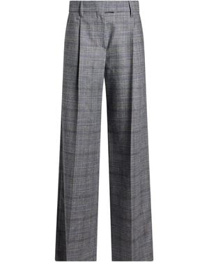 Brunello Cucinelli Pants Virgin Wool, Brass - Gray