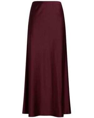 Imperial Plum Maxi Skirt Polyester - Purple