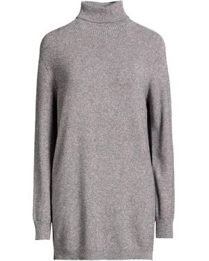 Manila Grace Turtleneck Viscose, Polyester, Polyamide - Gray