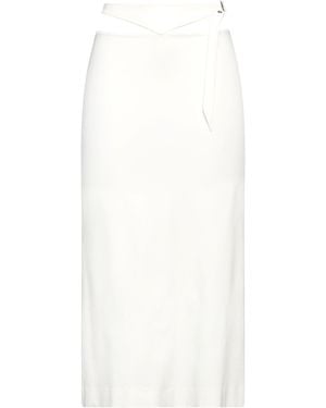 The Attico Midi Skirt - White