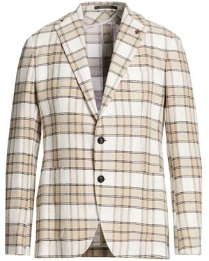 Tagliatore Blazer Cotton, Linen - Natural