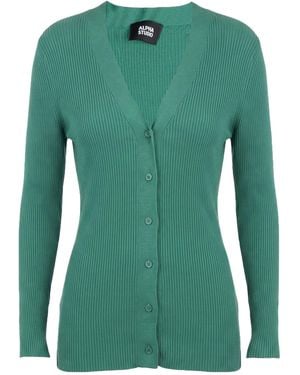 Alpha Studio Strickjacke - Grün