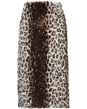 McQueen Midi Skirt - Natural