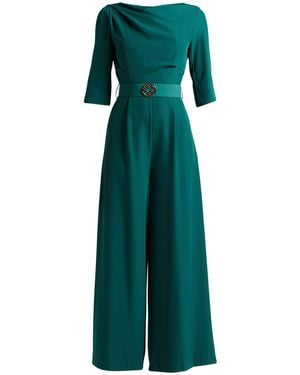 Rinascimento Dark Jumpsuit Polyester, Elastane - Green
