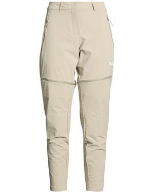 Jack Wolfskin Trousers Recycled Polyamide, Elastane - Natural