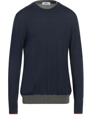 M.Q.J. Jumper Wool, Acetate - Blue