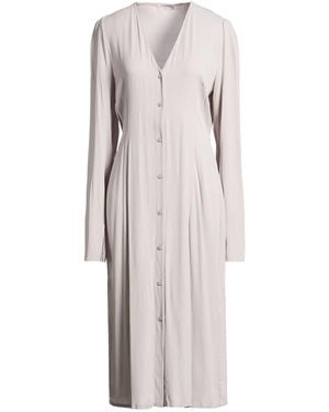 Patrizia Pepe Light Midi Dress Viscose - Grey