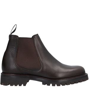 Church's Dark Ankle Boots Soft Leather - Brown