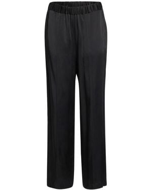 Semicouture Pants Acetate, Viscose, Elastane - Black
