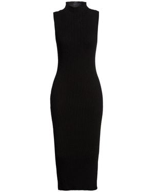Rinascimento Midi Dress Acrylic, Viscose, Wool, Alpaca Wool - Black