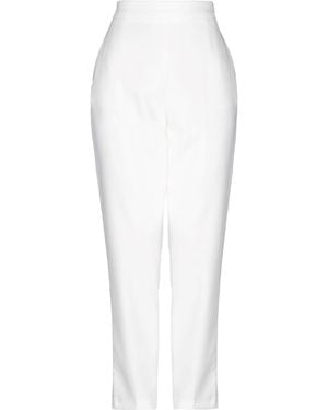 Elisabetta Franchi Trousers - White