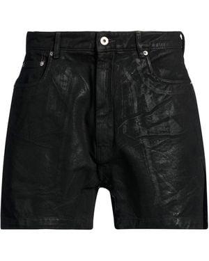 Rick Owens Denim Shorts - Black