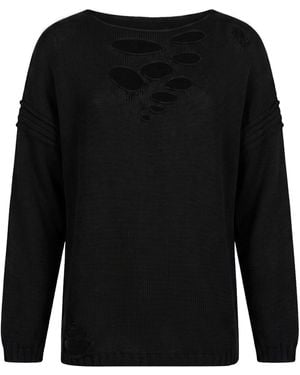 Masnada Sweater Merino Wool - Black