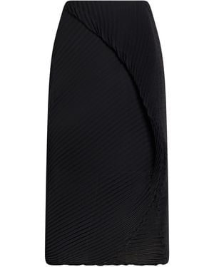 The Row Midi Skirt Polyester - Black