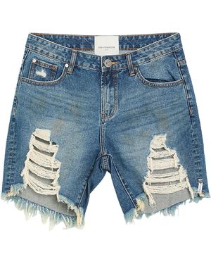 One Teaspoon Denim Shorts - Blue
