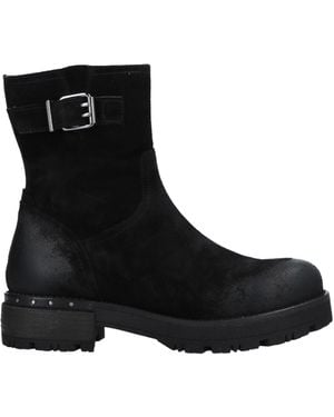 Riccardo Cartillone Ankle Boots Leather - Black