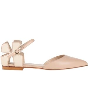 Lella Baldi Ballet Flats - Natural