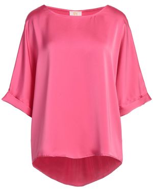 Gai Mattiolo Fuchsia Top Polyester - Pink