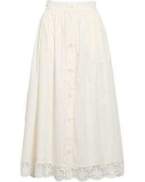 Twinset Midi Skirts - White