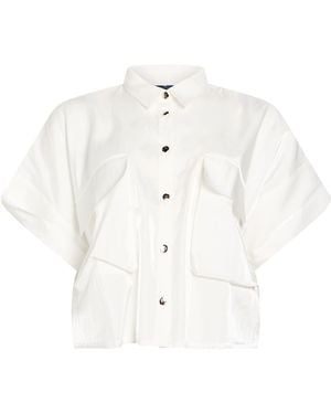 Who*s Who Shirt Viscose, Polyester - White